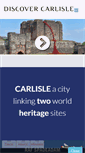 Mobile Screenshot of discovercarlisle.co.uk